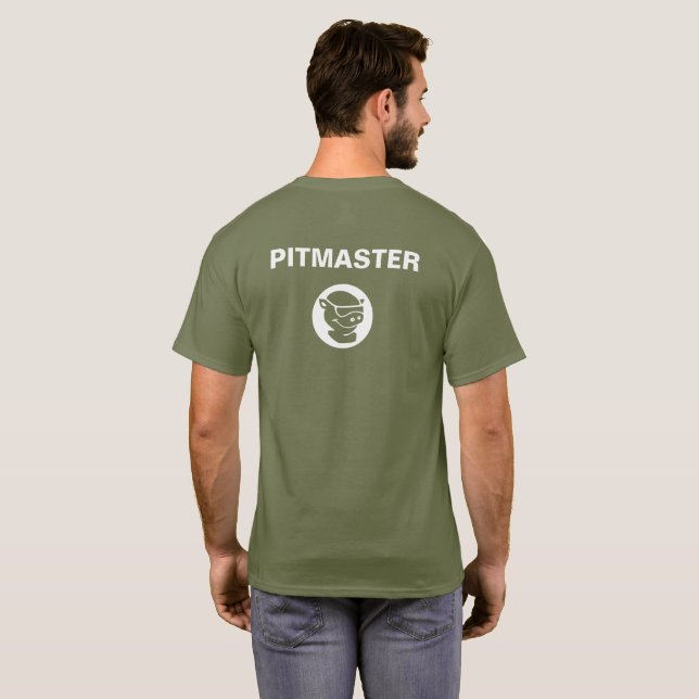 T foncé - T-shirt de "Pitmaster" (Dos entier)