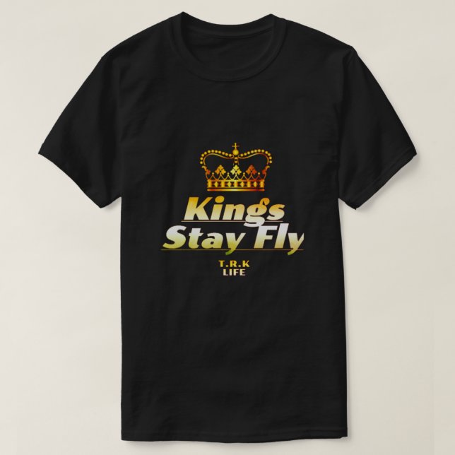 T.R.K EMBLÈME OR ROIS RESTENT VOL TSHIRT (Design devant)