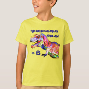 T-Rex a personnalisé le T-shirt d'anniversaire
