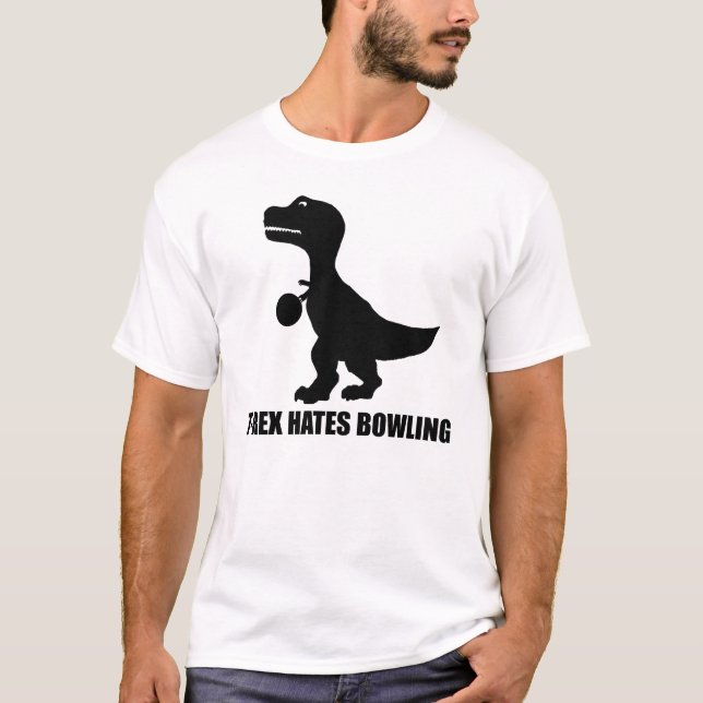 T-Rex déteste le T-shirt de roulement (Devant)