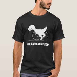 T-Rex déteste le T-shirt d'obscurité de corde de