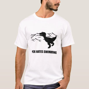 T-Rex déteste nager le T-shirt