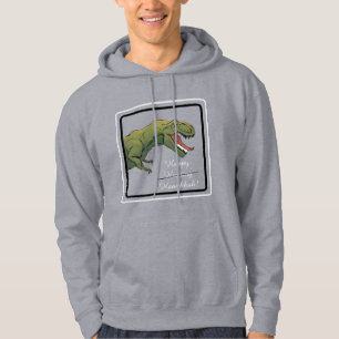 T-Rex Dinosaur Hanoukka sweat - shirt à capuche Un