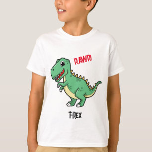 T-Rex Dinosaur T-Shirt en coton   Chemises pour en