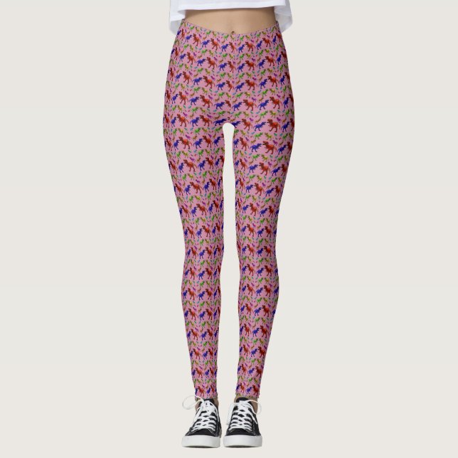 T-Rex Leggings pour femmes (Devant)