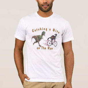 T Rex Mord à la Course - Tshirt Dinosaure Drôle