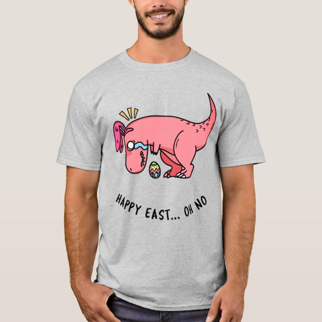 T-Rex Pâques Struggle T-Shirt (Devant)