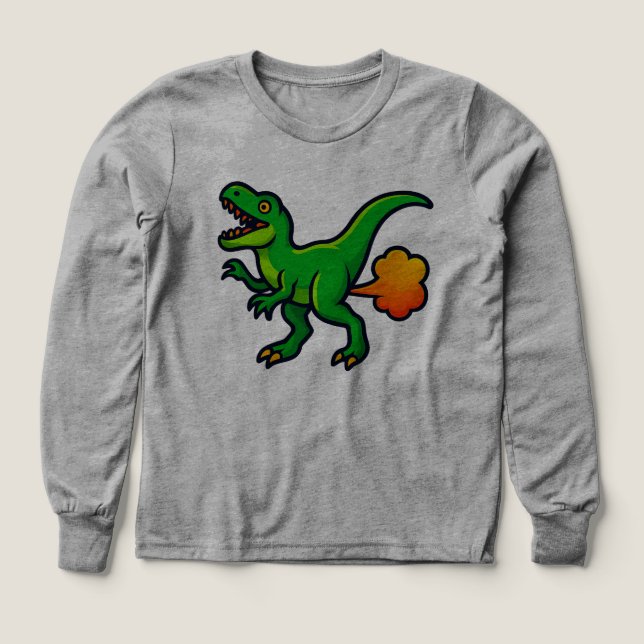 T-Rex qui péte et qui rit! (Motif recto)