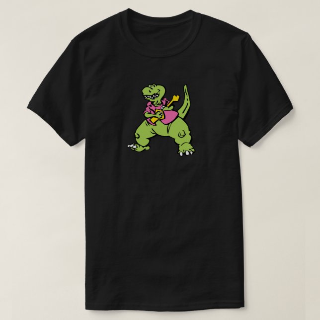 T-Rex Rocks ! T-shirts (Design devant)