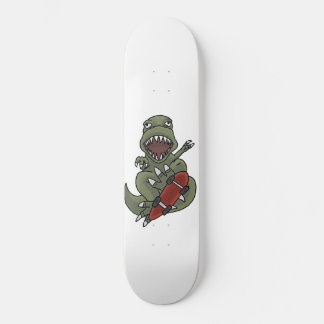 T-Rex sur un skateboard