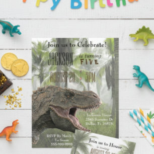 T-Rex Tyrannosaurus Rex Dinosaur Anniversaire Budg