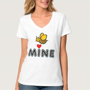 T-shirt ° ・ Ƹ̵̡Ӝ̵̨̄Ʒ ♥ Mine d'abeilles Fabuleux V-Neck T Ƹ