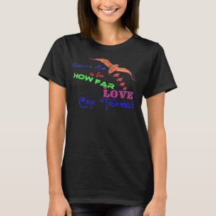 T-shirt εїз✿♥Jusqu'où l'amour peut voyager Яömǻñtî¢ T♥✿εїз