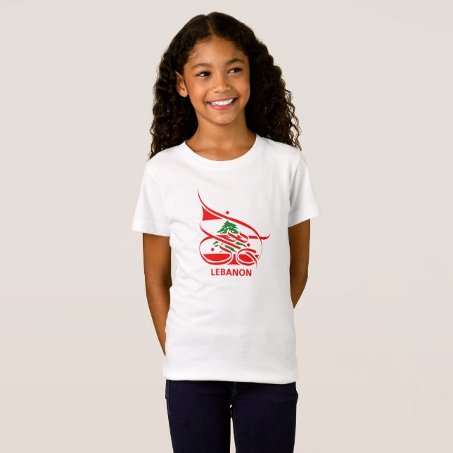 T-Shirt لبنان du Liban (Devant entier)