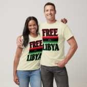 T-shirt ليبياالحرة libre de la Libye - Libye (Unisex)