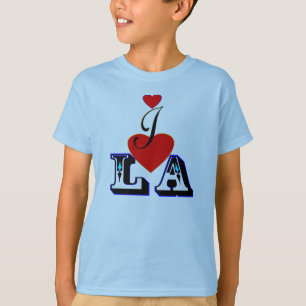 T-shirt ღ ♥ J'aime LA Kids' Hanes Sweatshirt élégant ♥ ღ