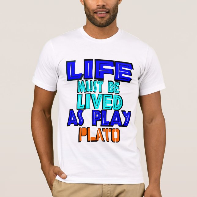 T-shirt ● ღPlato-Quote Bella Canvas Unisex T-Shirtღ° ‹ (Devant)