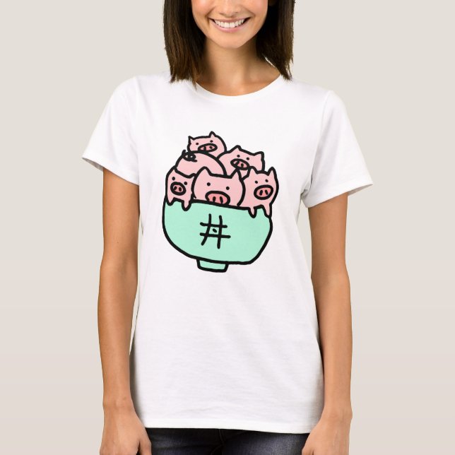T-SHIRT ぶた丼 (Devant)