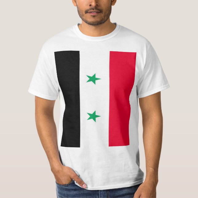 T-SHIRT シリアの旗 (Devant)