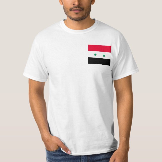 T-SHIRT シリアの旗 (Devant)