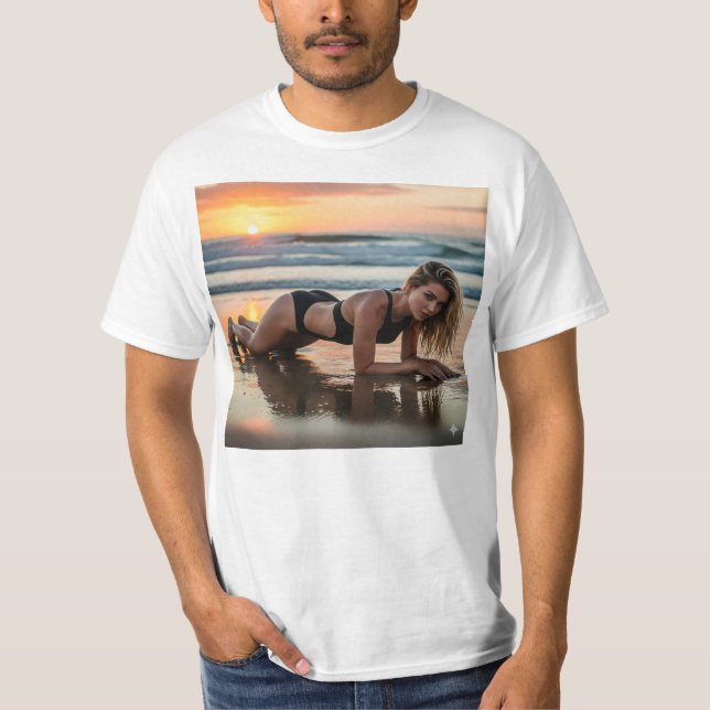 T-SHIRT ハワイ発ハイレグ水着美女の妖艶なグラビア (Devant)