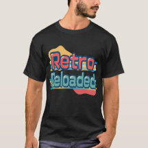 レトロTRetro Reloaded  Bold Vintage Style Graphic tee