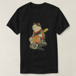T-shirt 三味線を弾く猫, chat de 国芳 jouant la guitare, Kuniyoshi,