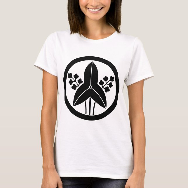 T-SHIRT 丸に立沢瀉 (Devant)