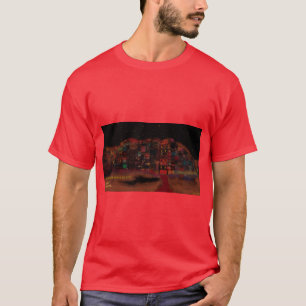 T-shirt 九 龍 城 (La ville fortifiée de Kowloon) de nu
