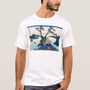 T-shirt 信州諏訪湖, vue le mont Fuji de 北斎 de lac Suwa, Hokusai