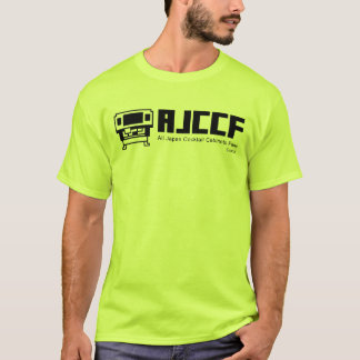 T-SHIRT 全日本テーブル筐体愛好会の英語ロゴ（BK）