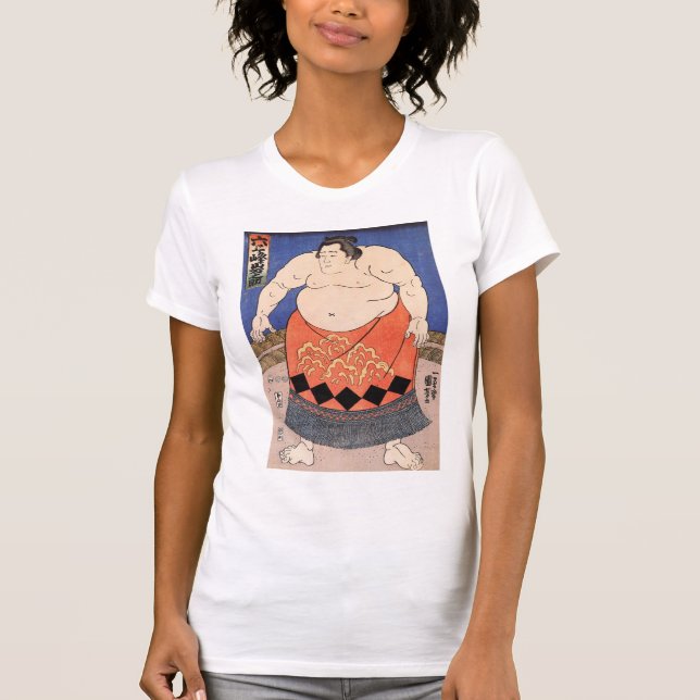 T-shirt 力 士, 国 芳 Sumo Wrestler, Kuniyoshi (Devant)