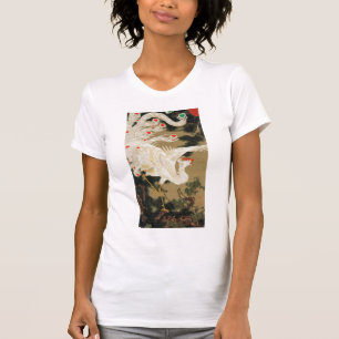 T-shirt 動 植 綵 絵(25)老 白 ,  de  松