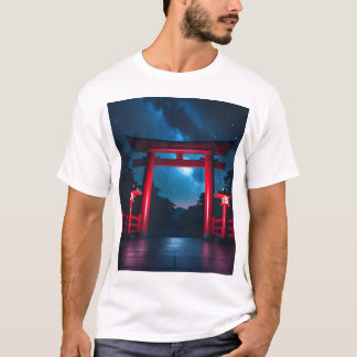 T-shirt 「天の川の鳥居(Torii of the Milky Way)」