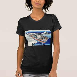 T-shirt 常 州 牛 掘, 北 Voir le Mont Fuji depuis Ushibori, Hoku