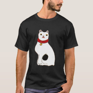 T-shirt 日 本 の 猫 の 人 形, Poupée du chat japonais