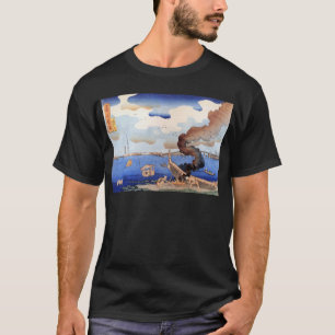 T-shirt 東 都 三 股 ツ 図, , Rivière Sumida, Kuniyoshi, Ukiyo-e,