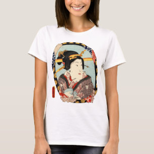 T-shirt 江 戸 の 歌 舞 伎 役, Edo Kabuki Actor, Toyokuni