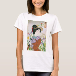 T-shirt 洋 装 の 女, 芳 femme en vêtements occidentaux, Yoshito