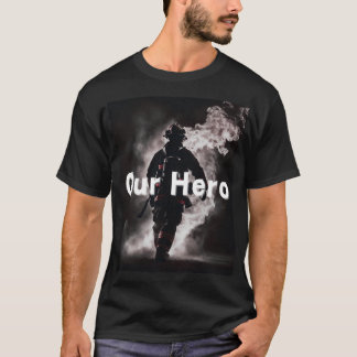 T-SHIRT 消防士 ヒーロー クール 応援 感謝