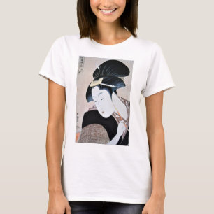 T-shirt 深 く 忍 恋, 歌 Amour Profondément Caché, Utamaro, Ukiy