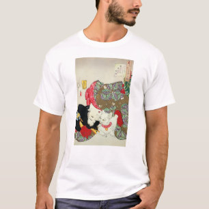 T-shirt 猫が好き, chats d'amour du 芳年 I, Yoshitoshi, Ukiyo-e