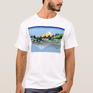 T-shirt 甲 州 三 水 面, 北 Voir le Mont Fuji de Misaka, Hokusai