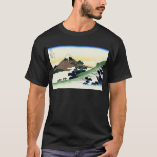 T-shirt 甲 州 犬 目 峠, 北 斎 Voir le Mont Fuji de Inume, Hokusai