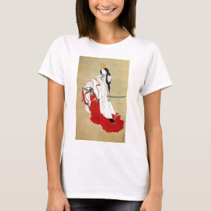 T-shirt 白拍子, danseur de Shirabyōshi de 北斎, Hokusai,