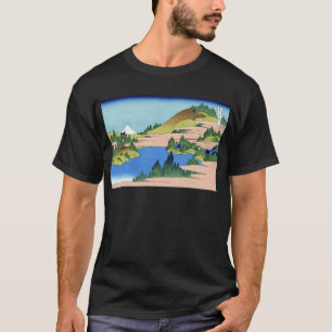 T-shirt 相 州 箱 湖 水, 北 Voir le Mont Fuji de Hakone, Hokusai