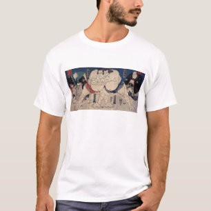 T-shirt 相 撲, 国 芳 Sumo Wrestling, Kuniyoshi, Ukiyo-e