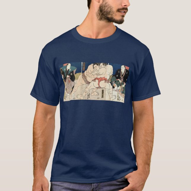 T-shirt 相 撲, 国 貞 Lutte Smou, Kunisada (Devant)