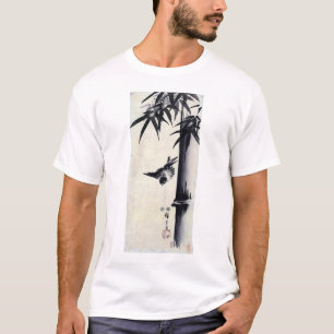 T-shirt 竹 に 雀, 歌 川 広 重 bambou & moelle d'oreille, Hiroshig