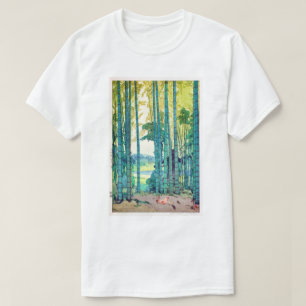 T-shirt 竹 林, Bambou, Hiroshi Yoshida, Bois